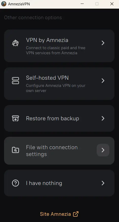 Изображение нужного пункта настроек